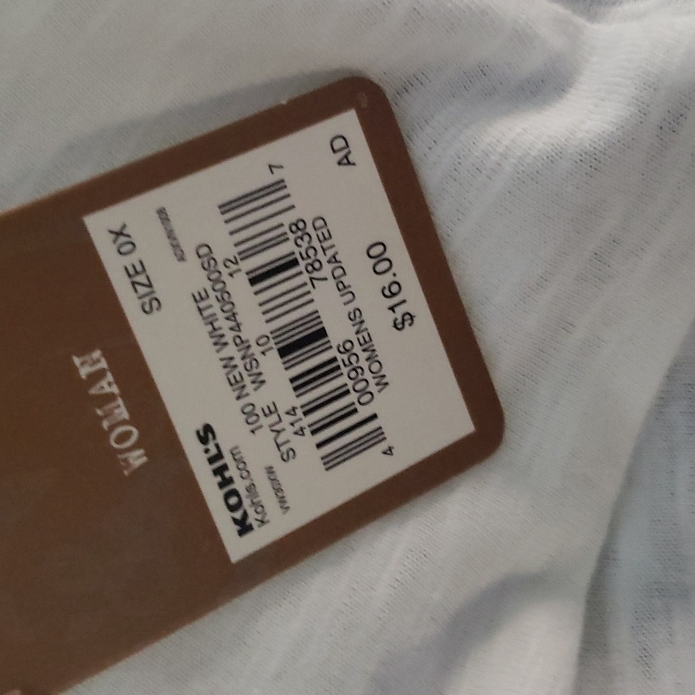 Sonoma v neck short sleeve tee shirt 0x